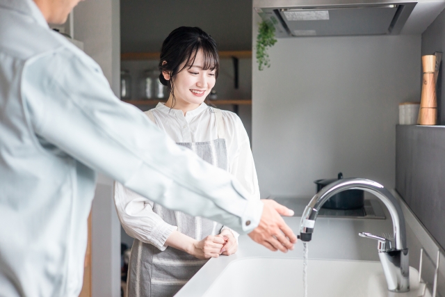 作業中、作業後も清潔感を大事に